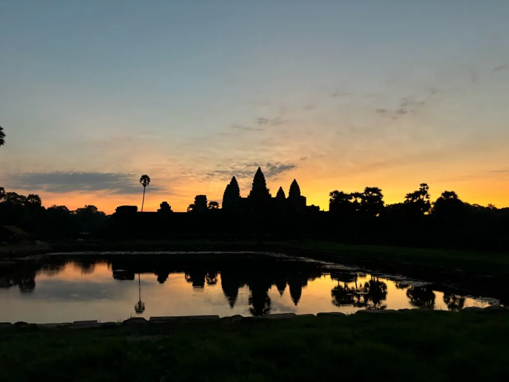 Angkor Wat Temple at sunshine